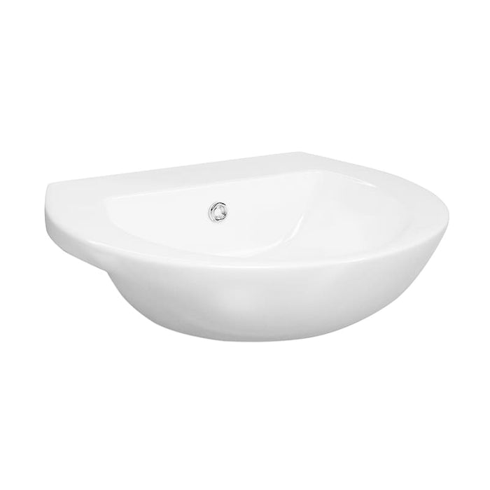 Sonas Strata Semi Recessed Basin - 550mm - 1 Tap Hole