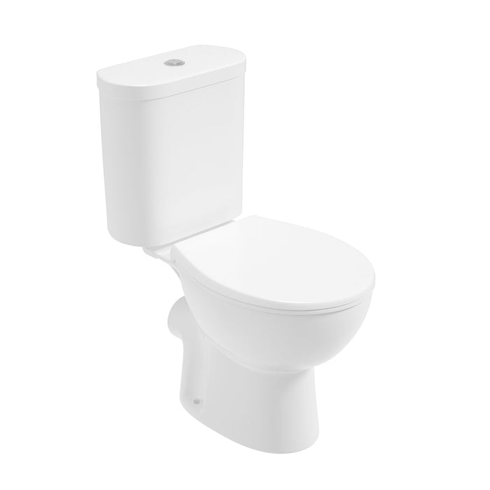 Sonas Select Rimless Open Back Close Coupled Toilet - All In One Box with Free Flexible Pan Connector