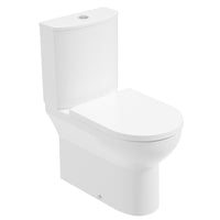 Sonas Eden Rimless Fully Shrouded Close Coupled Toilet with Soft Close Seat