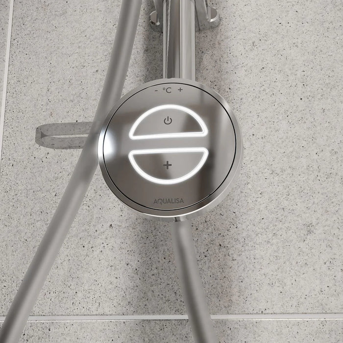 Aqualisa Unity Q Smart Digital Shower Exposed with Adjustable Head - High Pressure/Combi