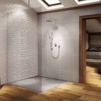 Aqualisa Unity Q Smart Digital Shower Concealed with Adjustable & Wall Fixed Head - Gravity Pumped