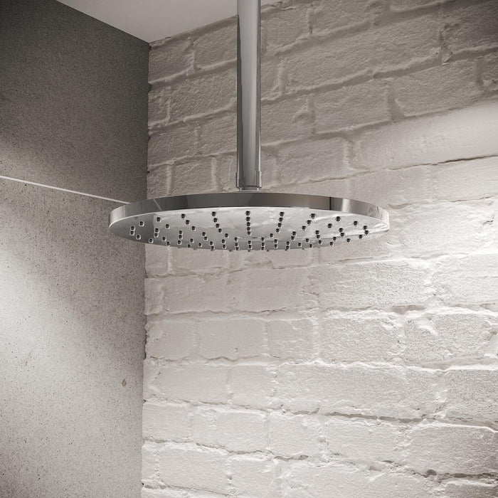 Aqualisa Unity Q Smart Digital Shower Exposed with Adjustable & Ceiling Fixed Head - Gravity Pumped