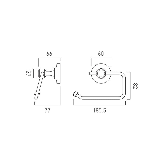 Vado Axbridge Toilet Roll Holder