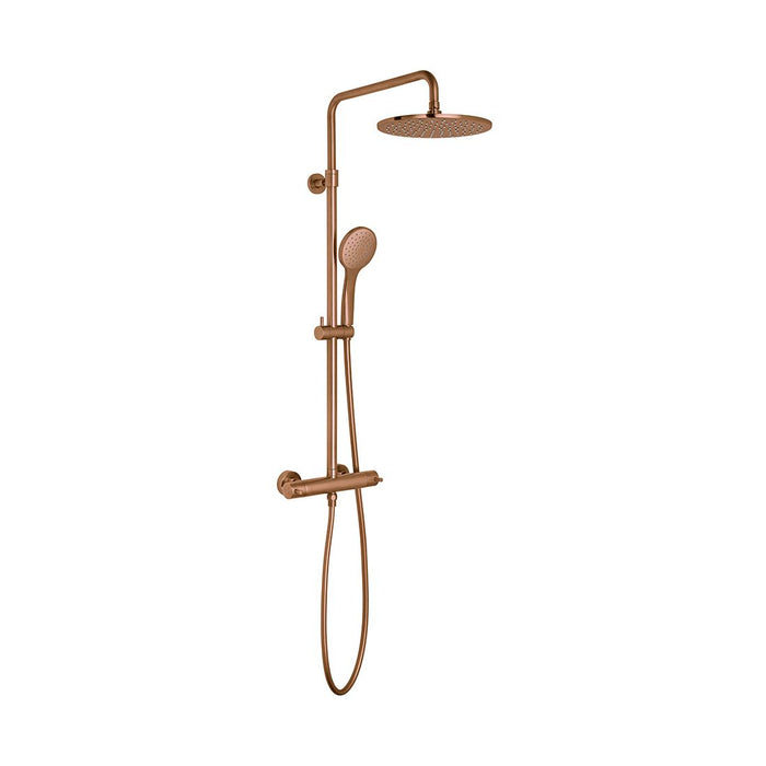 Vado Individual Showering Solutions Adjustable Round Thermostatic Shower Column