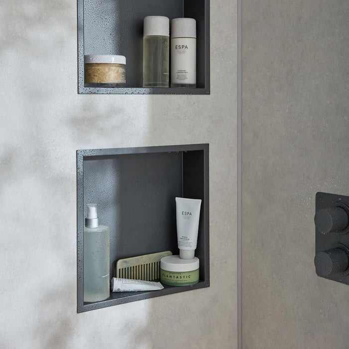 Vado Muse Square Recessed Wall Shower Niche - 323mm x 323mm
