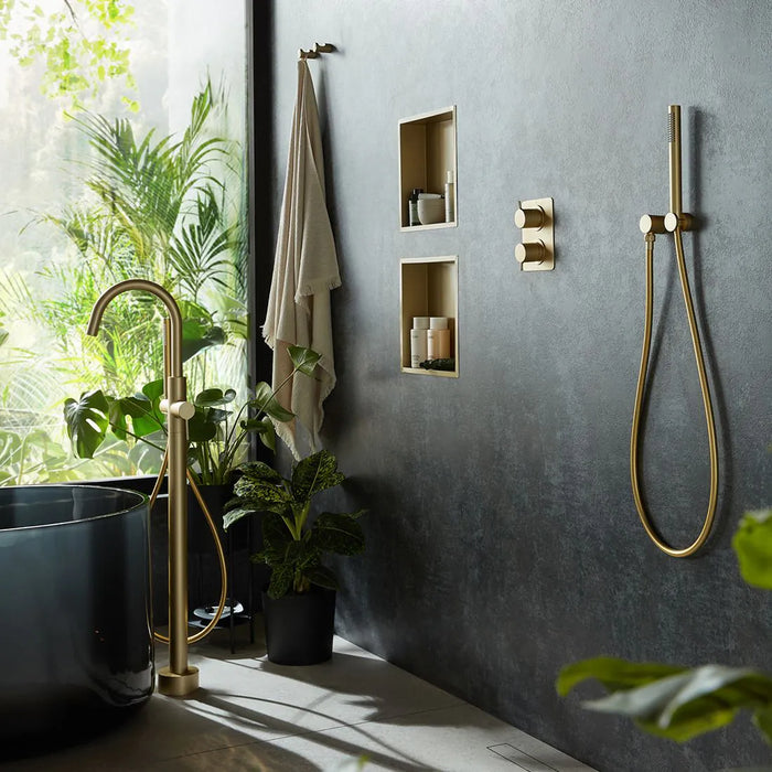 Vado Muse Square Recessed Wall Shower Niche - 323mm x 323mm