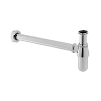 Vado Chrome Plated 1.1/4 Inch Bottle Trap - Chrome