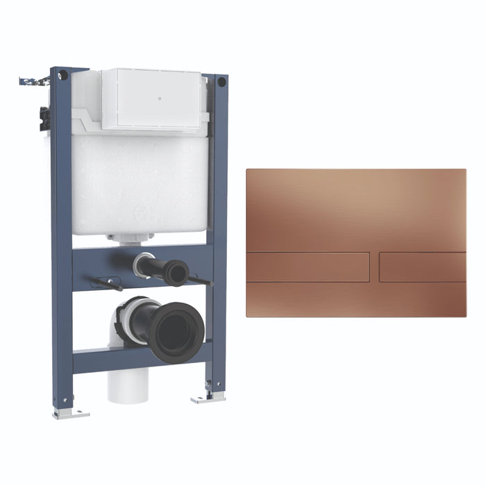 Crosswater Venue 820mm Concealed Cistern Toilet Frame Set 1