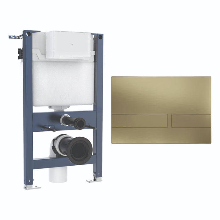 Crosswater Venue 820mm Concealed Cistern Toilet Frame Set 1