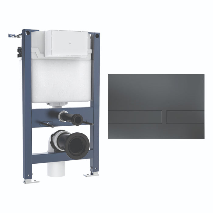 Crosswater Venue 820mm Concealed Cistern Toilet Frame Set 1