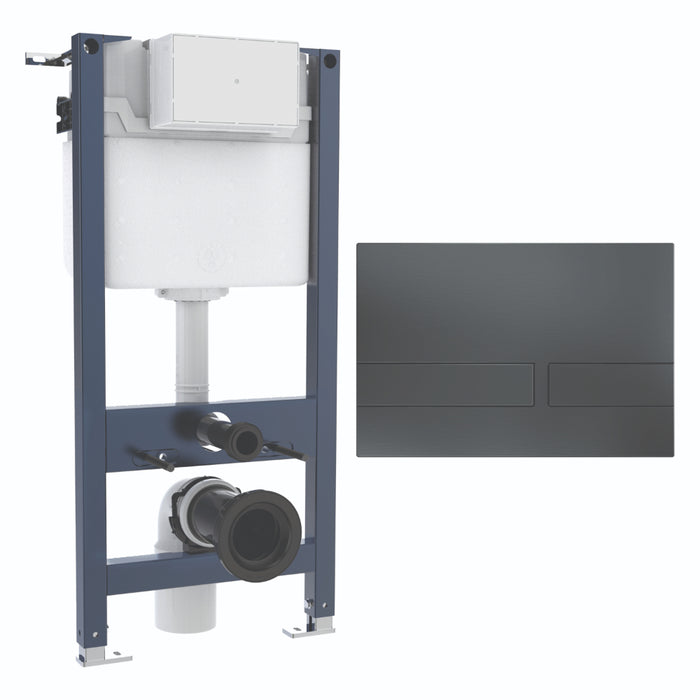 Crosswater Venue 980mm Concealed Cistern Toilet Frame Set 2