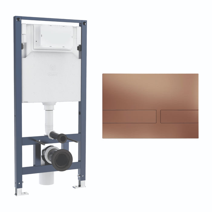 Crosswater Venue 1120mm Concealed Cistern Toilet Frame Set 3