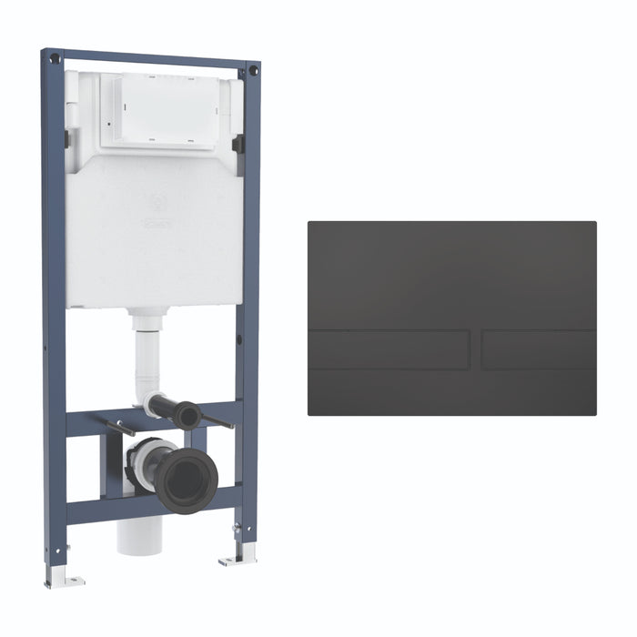 Crosswater Venue 1120mm Concealed Cistern Toilet Frame Set 3