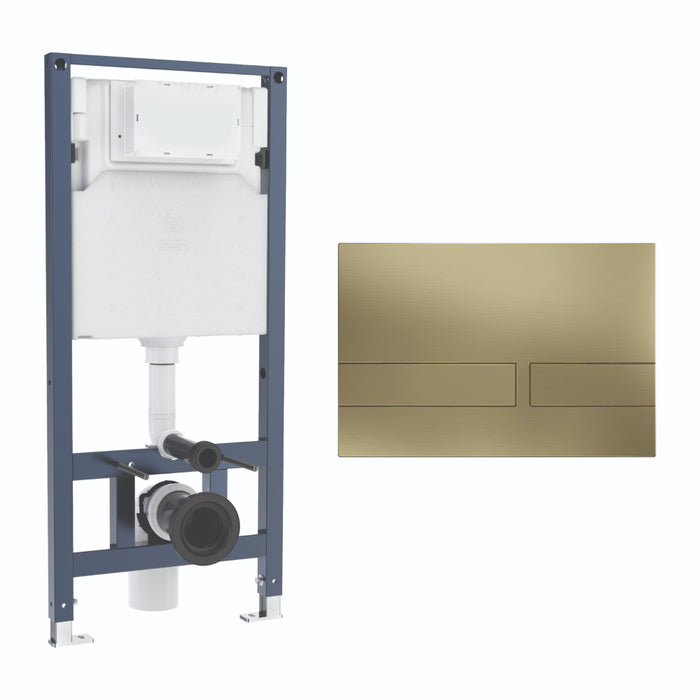 Crosswater Venue 1120mm Concealed Cistern Toilet Frame Set 3