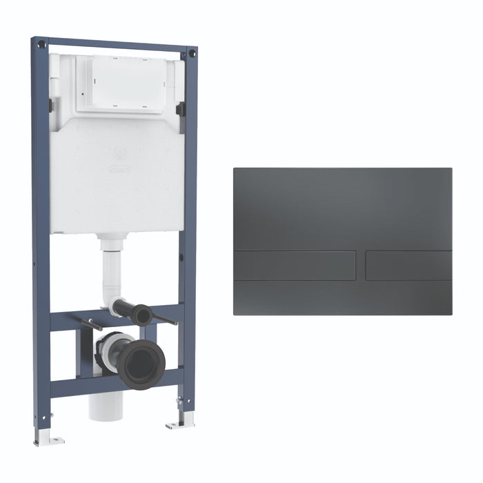 Crosswater Venue 1120mm Concealed Cistern Toilet Frame Set 3