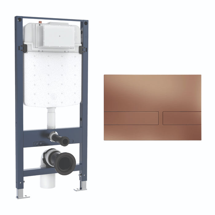 Crosswater Venue Slim 1120mm Concealed Cistern Toilet Frame Set 4