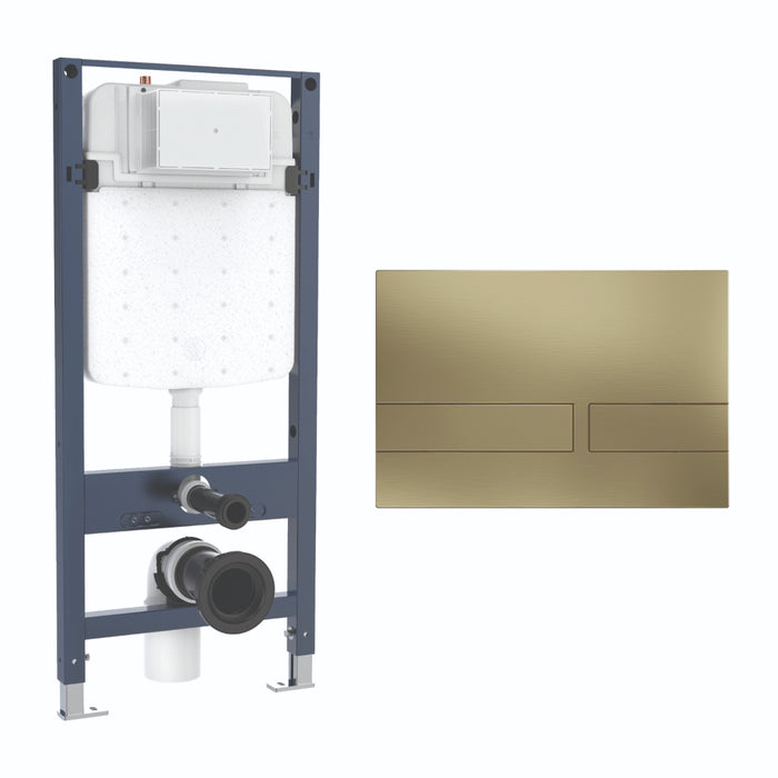 Crosswater Venue Slim 1120mm Concealed Cistern Toilet Frame Set 4