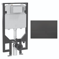 Crosswater Venue Ultra Slim 1140mm Concealed Cistern Toilet Frame Set 5