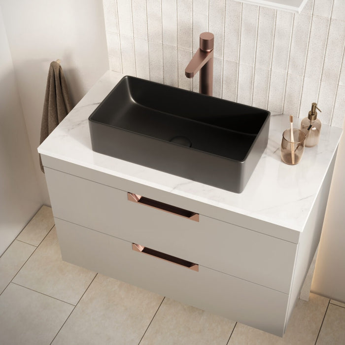 Scudo Riviera Rectangular Countertop Basin - 465mm Wide