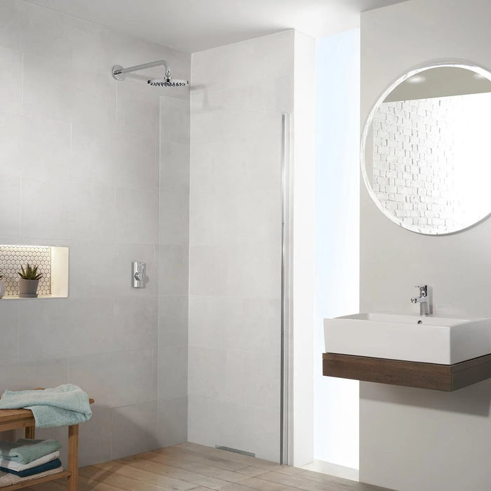 Aqualisa Visage Q Smart Digital Shower Concealed with Fixed Head - High Pressure/Combi
