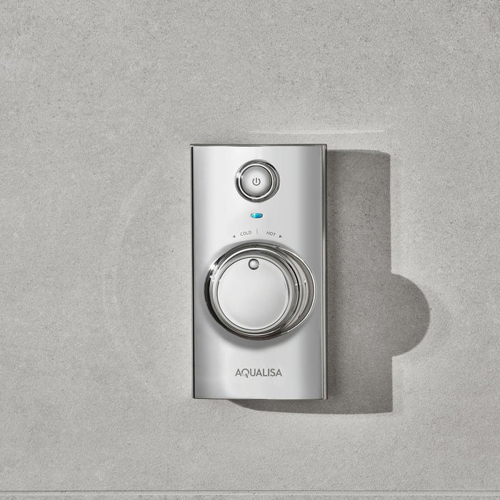 Aqualisa Visage Q Smart Digital Shower Concealed with Adjustable Head - High Pressure/Combi