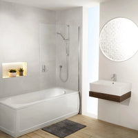 Aqualisa Visage Q Smart Digital Shower Concealed with Adjustable Head & Bath Fill - High Pressure/Combi