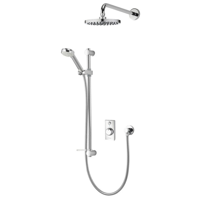 Aqualisa Visage Q Smart Digital Shower Concealed with Adjustable & Wall Fixed Head - High Pressure/Combi