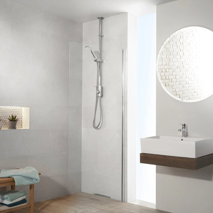 Aqualisa Visage Q Smart Digital Shower Exposed with Adjustable Head - High Pressure/Combi