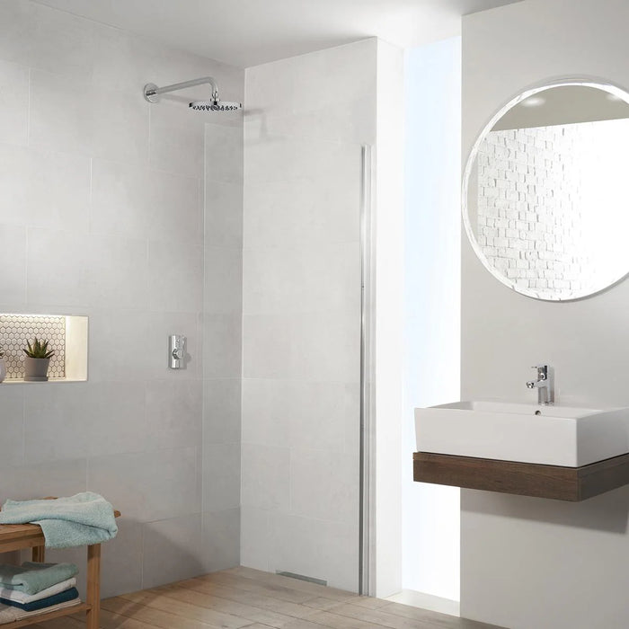 Aqualisa Visage Q Smart Digital Shower Concealed with Fixed Head - Gravity Pumped