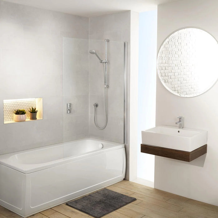 Aqualisa Visage Q Smart Digital Shower Concealed with Adjustable Head & Bath Fill - Gravity Pumped
