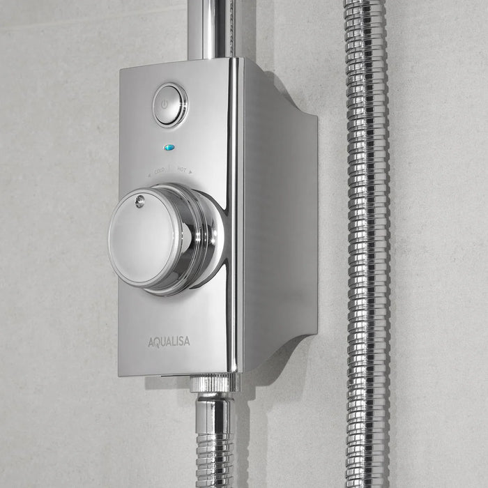 Aqualisa Visage Q Smart Digital Shower Exposed with Adjustable Head - Gravity Pumped