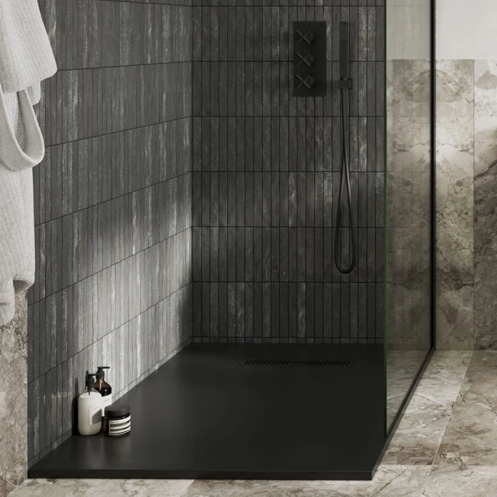 Crosswater Vito Low Profile Rectangular Shower Tray with Waste