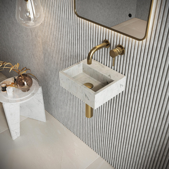 Scudo Sanctuary Marble Wall Hung Basin - 300mm  Wide