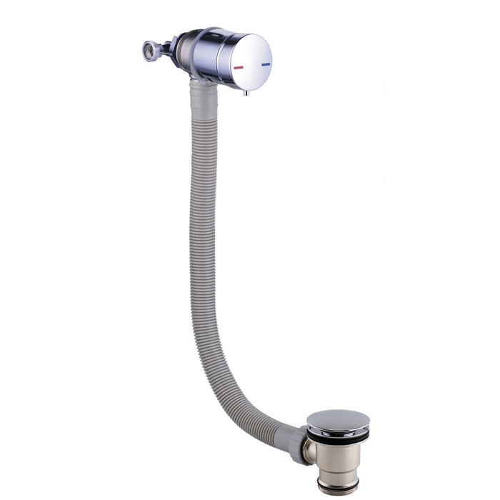 Scudo Bath Filler Overflow & Valve with Click Clack Waste