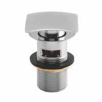Scudo Square Dome Slotted Sprung Basin Waste