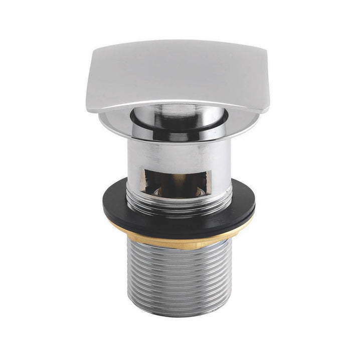 Scudo Square Dome Slotted Sprung Basin Waste