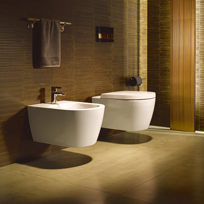 Duravit ME By Starck Wall Hung Toilet & Soft Close Seat