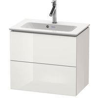 Duravit L-Cube Compact Vanity Unit with Two Drawers & ME by Starck Basin