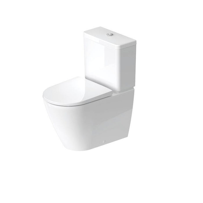 Duravit D-Neo Rimless Close Coupled Toilet with Seat & Cover