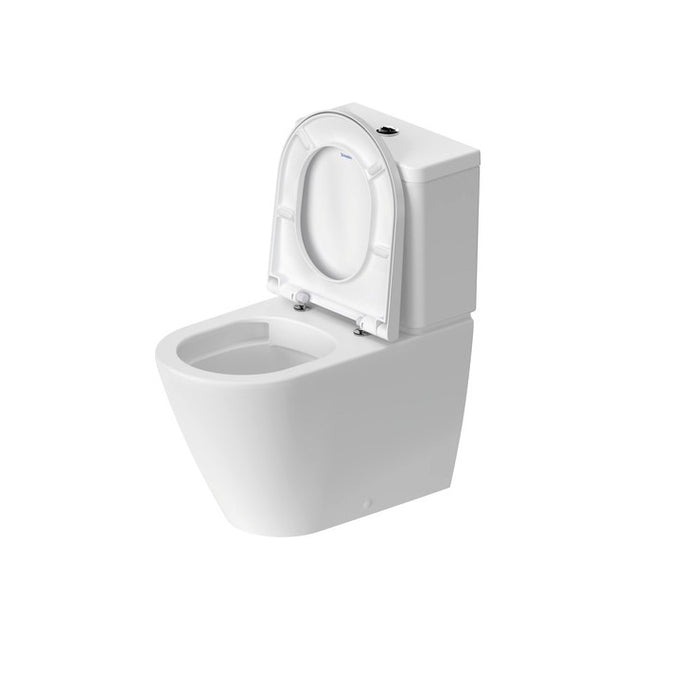 Duravit D-Neo Rimless Close Coupled Toilet with Seat & Cover