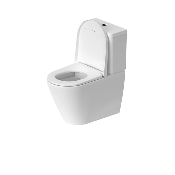 Duravit D-Neo Rimless Close Coupled Toilet with Seat & Cover