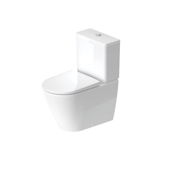 Duravit D-Neo Rimless Close Coupled Toilet with Seat & Cover