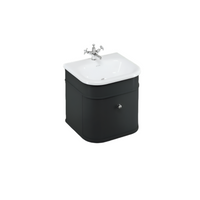 Burlington Chalfont 1 Drawer Wall Hung Vanity Unit With Basin And Handle