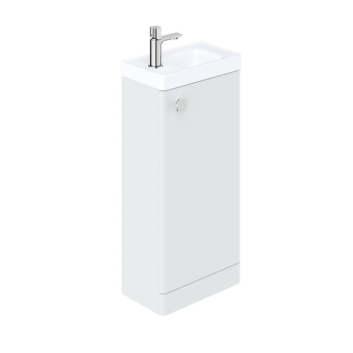 Vado Cameo 1 Door Floorstanding Vanity Unit With Basin - 400mm Wide - 1 Tap Hole