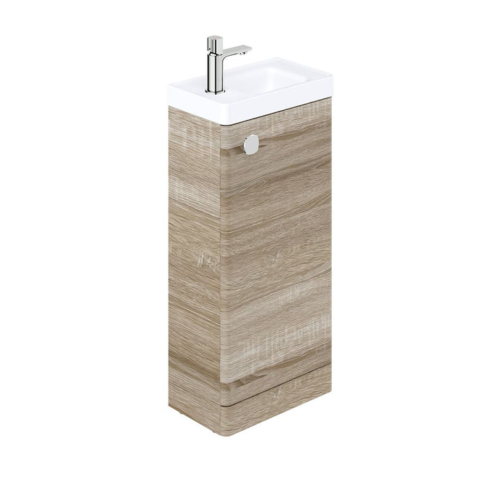Vado Cameo 1 Door Floorstanding Vanity Unit With Basin - 400mm Wide - 1 Tap Hole