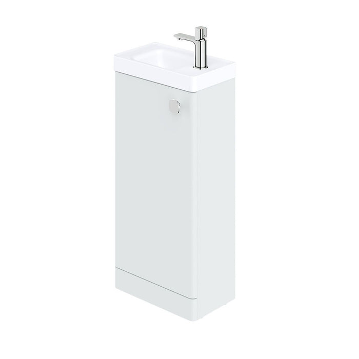 Vado Cameo 1 Door Floorstanding Vanity Unit With Basin - 400mm Wide - 1 Tap Hole
