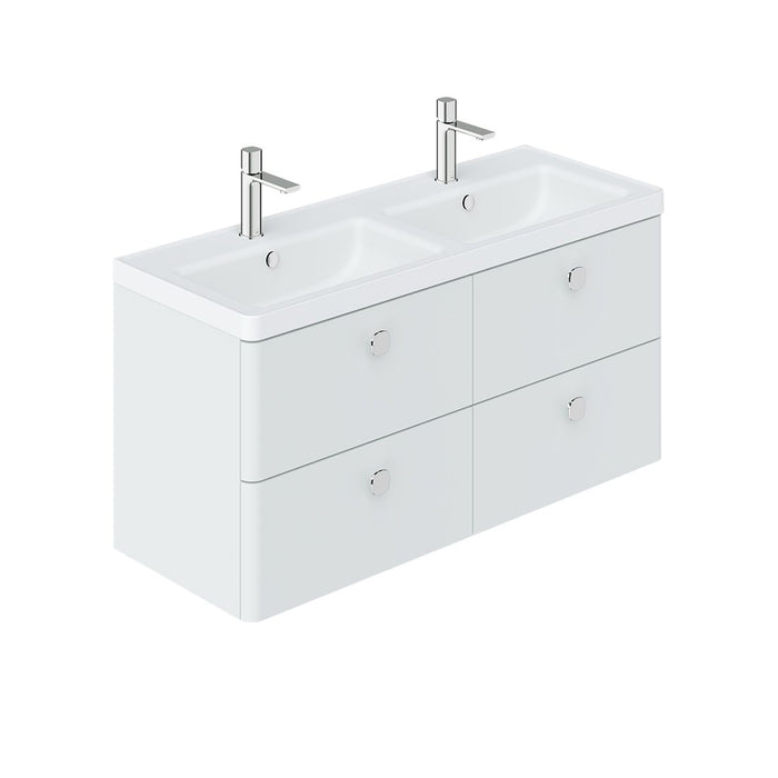 Vado Cameo 4 Drawer Wall Hung Vanity Unit With Basin - 1200mm Wide