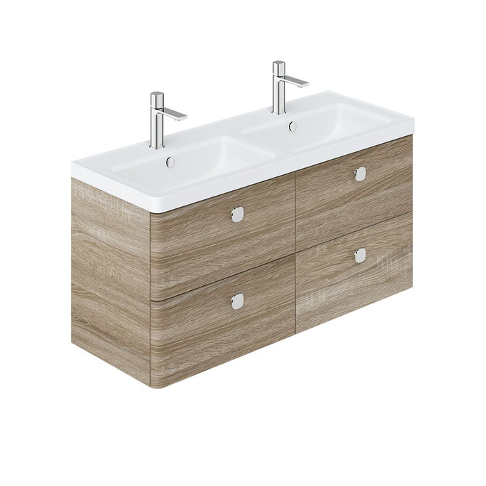 Vado Cameo 4 Drawer Wall Hung Vanity Unit With Basin - 1200mm Wide