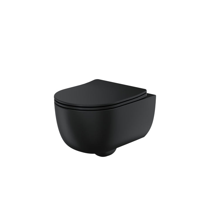 Scudo Riviera Rimless Round Wall Hung Toilet with Soft Close Seat