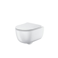 Scudo Riviera Rimless Round Wall Hung Toilet with Soft Close Seat